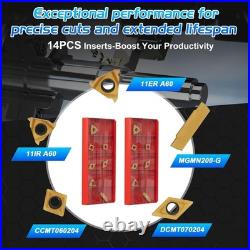 Comprehensive 21-Piece Lathe Turning Tool Set Perfect Gift for Machinists