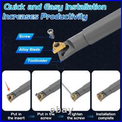 Comprehensive 21-Piece Lathe Turning Tool Set Perfect Gift for Machinists