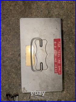 Criterion B-2 Boring Head Set CB-202 Machinist Lathe Mill Tooling With Case Bars