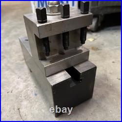 Dovetail Tool Post Riser Block & Holder Metal Lathe Machinist