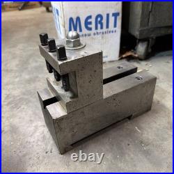 Dovetail Tool Post Riser Block & Holder Metal Lathe Machinist
