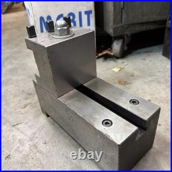 Dovetail Tool Post Riser Block & Holder Metal Lathe Machinist