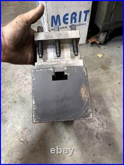 Dovetail Tool Post Riser Block & Holder Metal Lathe Machinist