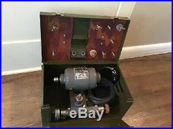 Dumore 11 Machinist Lathe Tool Post Grinder 1/5 HP With Case & Extras Tested Works