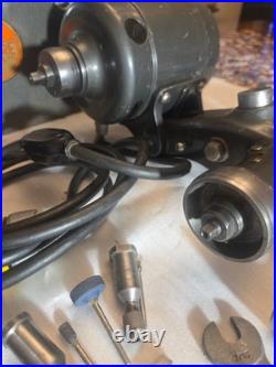 Dumore TOOL POST GRINDER Model 44-011 Case Accessories Lathe Machinist