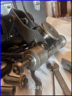 Dumore TOOL POST GRINDER Model 44-011 Case Accessories Lathe Machinist