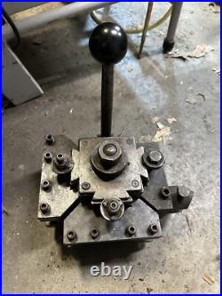 FIMS Quick Change Tool Post Size 5 Larger Metal Lathe Tool 3 Holders Machinist