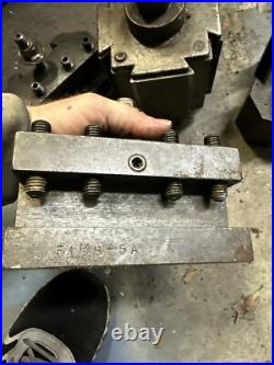 FIMS Quick Change Tool Post Size 5 Larger Metal Lathe Tool 3 Holders Machinist