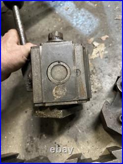 FIMS Quick Change Tool Post Size 5 Larger Metal Lathe Tool 3 Holders Machinist