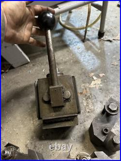 FIMS Quick Change Tool Post Size 5 Larger Metal Lathe Tool 3 Holders Machinist