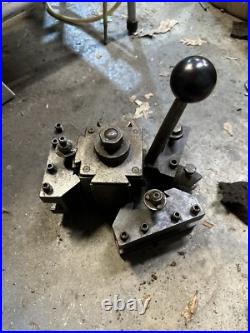 FIMS Quick Change Tool Post Size 5 Larger Metal Lathe Tool 3 Holders Machinist