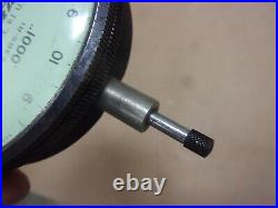 Federal No. E3BS-R1 Dial Test Machinist Indicator. 0001 Mill Metal Lathe Tool
