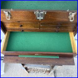 GERSTNER Model O41C Machinist Tool Chest Vintage Metalworker Lathe Tooling Nice