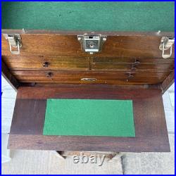 GERSTNER Model O41C Machinist Tool Chest Vintage Metalworker Lathe Tooling Nice