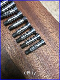 G. Boley 8mm Watchmaker Lathe Collets Lot Of 11 Nice! Machinist