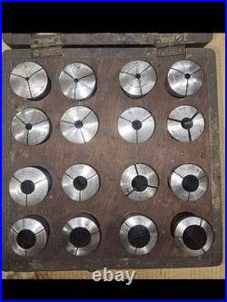 HENDEY No. 3 COLLET SET 1/8 7/8 Lathe, Mill, Collet Set, Machinists Tools