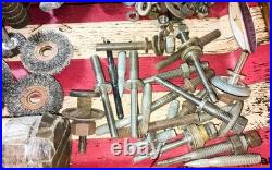HUGE LOT of MACHINIST TOOL LATHE MILL Grinding Wheels, Discs, Cones & Hardware