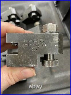 Hardinge Gang Type CNC / Turret Metal Lathe Tooling Holders Machinist Tool Maker