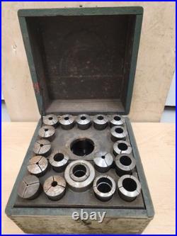 Hendey lathe parts No. 3 Collet Chucks, Lathe, Mill, Collet Set, Machinists Tools