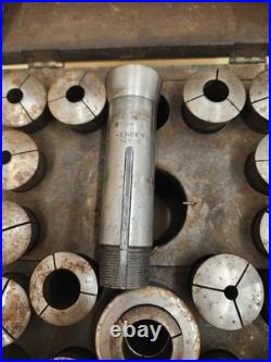 Hendey lathe parts No. 3 Collet Chucks, Lathe, Mill, Collet Set, Machinists Tools