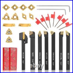 High-Quality 21Pcs Lathe Turning Tool Set for Professional Machinists & DIYers