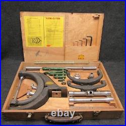 Holdridge Radii Cutter Model 8-D Lathe Attachment Machinist Tool Set Damaged Box