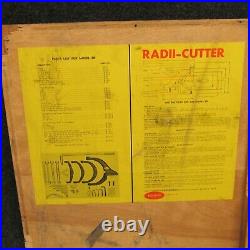 Holdridge Radii Cutter Model 8-D Lathe Attachment Machinist Tool Set Damaged Box