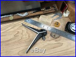 Huge #8 Antique Starrett Center Finder Head Hand Tool Machinist Woodwork Lathe