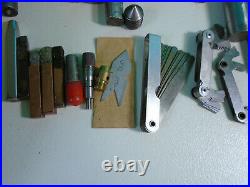 Huge Assorted Lot Of Machinist Lathe Metal Cutting Turning Tools Inserts-S1