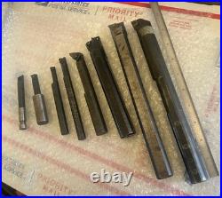 Huge Lot 8pcs Boring Bars! Machinist Tools Lathe