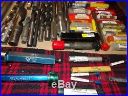 Huge Lot of Machinist Tools Drills Milling Taps End Mill Reamer Lathe Carbide