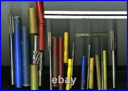 Huge Lot of Machinist Tools Large Milling Taps End Mill Reamer Lathe Carbide