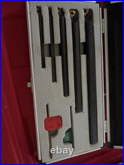 Indexable Carbide Boring Bar Set with Case Lathe Machinist Tool