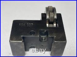 KDK 107 Knurling Tool with3 Heads, Lathe, Holder, KDK-107, Machinists (26MY465)