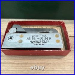 KINGMANN WHITE INC. MINI-SINE MAGNETIC V BOTTOM BAR 250 Machinist Tool