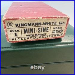 KINGMANN WHITE INC. MINI-SINE MAGNETIC V BOTTOM BAR 250 Machinist Tool