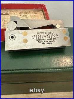 KINGMANN WHITE INC. MINI-SINE MAGNETIC V BOTTOM BAR 250 Machinist Tool