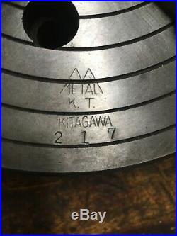 KITAGAWA A2-5 8 4 Jaw Independent Manual Metal K. T. Lathe Chuck Machinist Tool