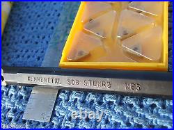 Kennametal Boring Bar 1/2X8 S08-STUNR2 INSERTS 9T-221P MACHINIST TOOL LATHE