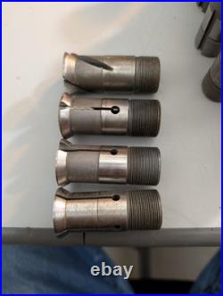 LOT MACHINIST HmBxC LATHE MILL Southwick & Meister 0201 Carbide Draw Collets Hex