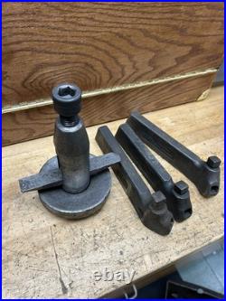 Large Lathe Lantern Rocker Tool Post with 3 Armstrong Tool Holders Machinist BIG