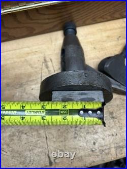 Large Lathe Lantern Rocker Tool Post with 3 Armstrong Tool Holders Machinist BIG