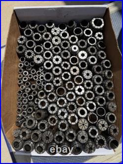 Large Lot 5C Collets Mixed Fractional Sizes Machinist Lathe Tooling 125+ Pcs