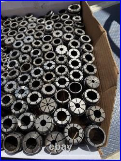 Large Lot 5C Collets Mixed Fractional Sizes Machinist Lathe Tooling 125+ Pcs
