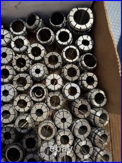 Large Lot 5C Collets Mixed Fractional Sizes Machinist Lathe Tooling 125+ Pcs