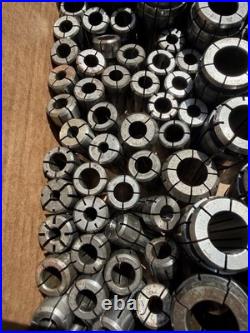 Large Lot 5C Collets Mixed Fractional Sizes Machinist Lathe Tooling 125+ Pcs