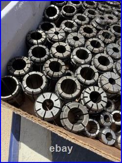 Large Lot 5C Collets Mixed Fractional Sizes Machinist Lathe Tooling 125+ Pcs