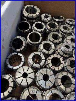 Large Lot 5C Collets Mixed Fractional Sizes Machinist Lathe Tooling 125+ Pcs