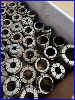 Large Lot 5C Collets Mixed Fractional Sizes Machinist Lathe Tooling 125+ Pcs