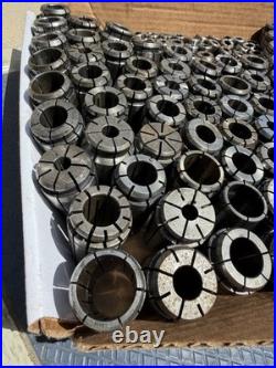 Large Lot 5C Collets Mixed Fractional Sizes Machinist Lathe Tooling 125+ Pcs